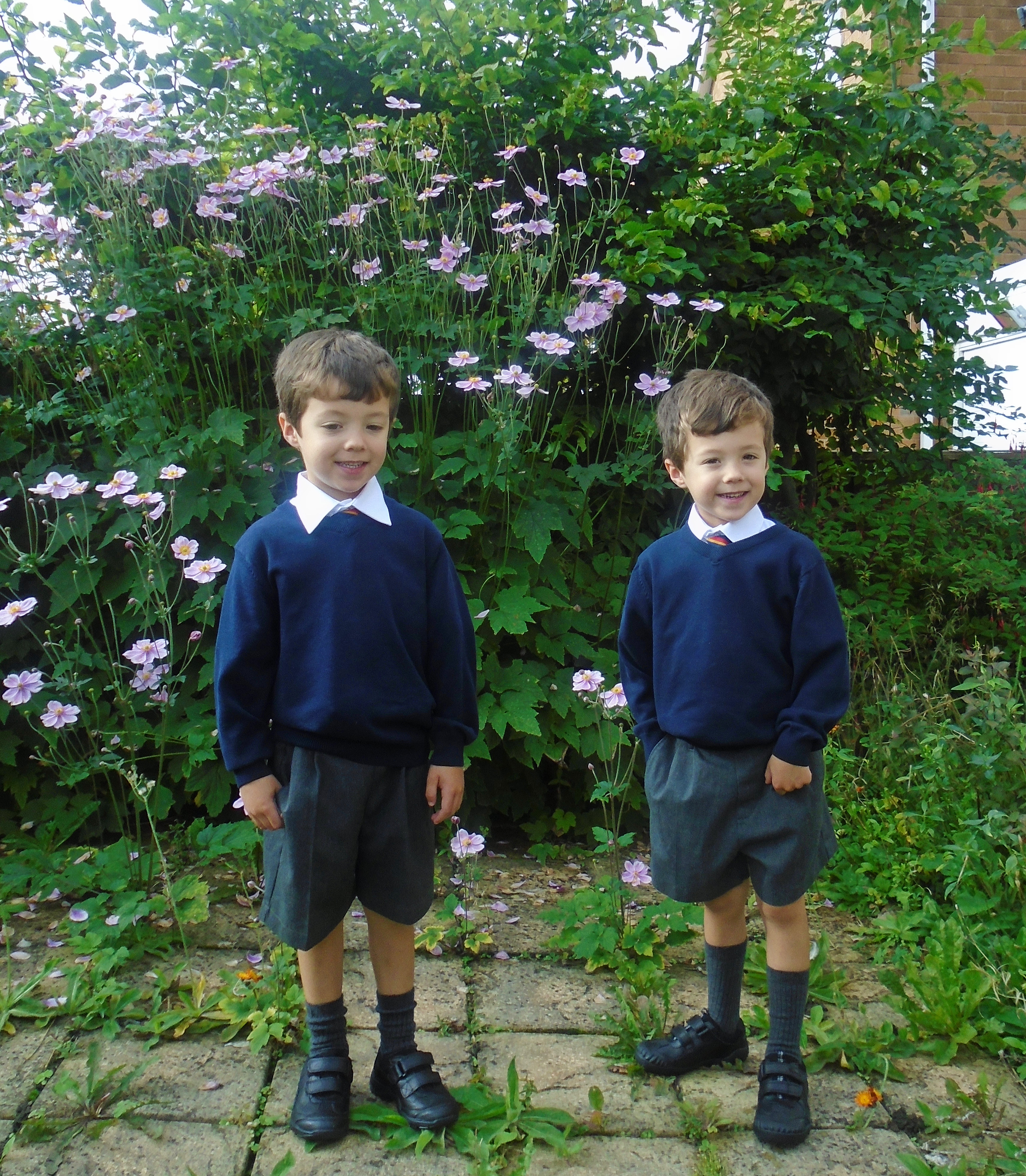 Getting twins ready to start school