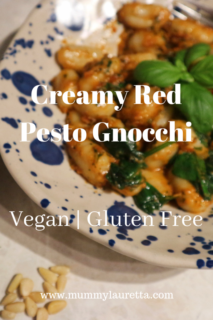 Creamy Red Pesto Gnocchi Pin