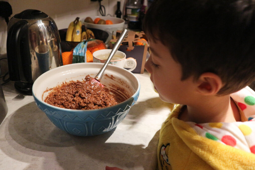 Chocolate Brownie Breakfast Bake