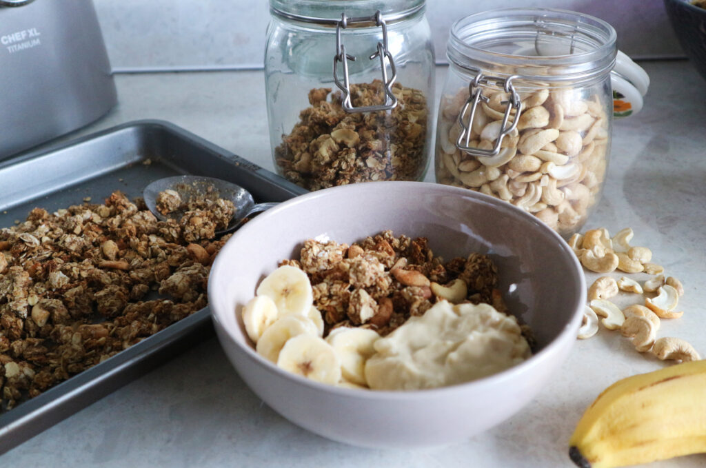 Banana & Cashew Granola