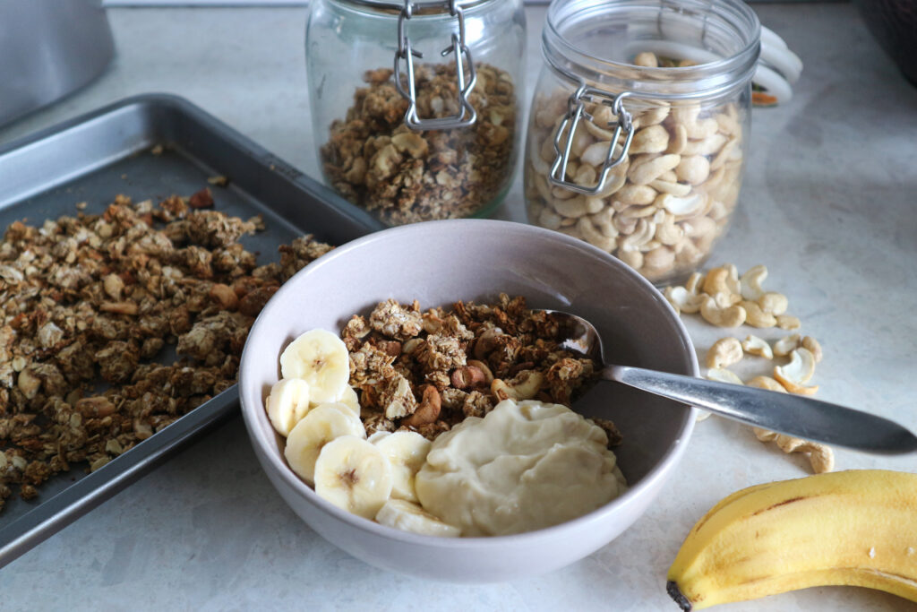 Banana & Cashew Granola